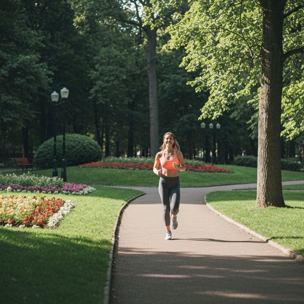 Active lifestyle and balanced everyday routine